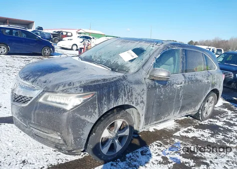2014 Acura Mdx из США, поврежденный, VIN 5FRYD3H23EB002685